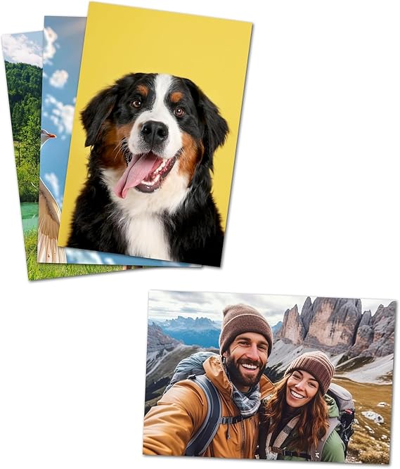 Personalized Photo Prints 4x6 5x7 810 Custom Picture prints with your Photos Glossy Finish Standard Size - Set of 2, 6, 12, or 20 - UNFRAMED - Gift Wrapping Same Day Pick Up Great Personalized Gift Idea (12 Pcs, 6 * 8 Inch)