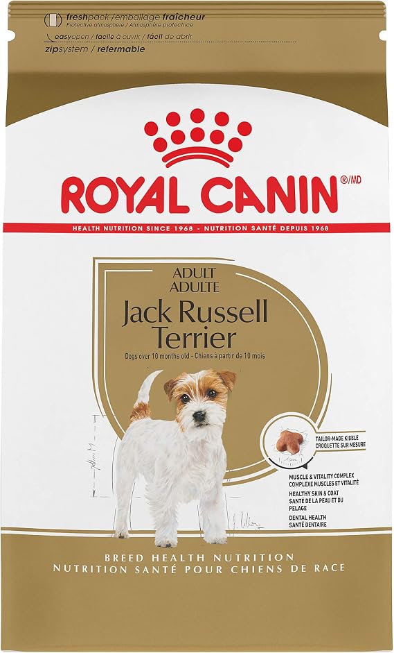 Royal Canin Jack Russell Terrier Adult Dry Dog Food, 3 lb bag
