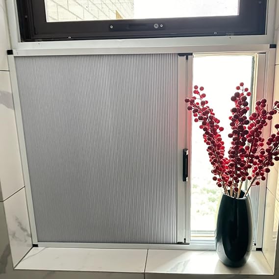 Foldable Sliding Window for Small Spaces, Internal Blackout Shed Windows No Drilling, Old Houses Repacement Window for Home Loft Hotel(40x30cm/15.7x11.8in)