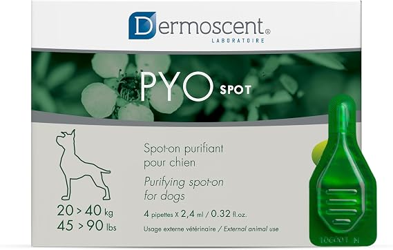 Dermoscent 920-7224 Pyospot 20kg-40kg for Dogs 4Pip
