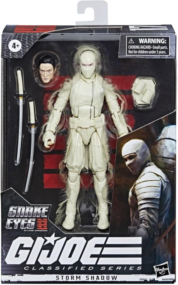 G.I. Joe Classified Series Snake Eyes: G.I. Joe Origins Storm Shadow Action Figure 17, Premium 6-Inch Scale Toy with Custom Package Art