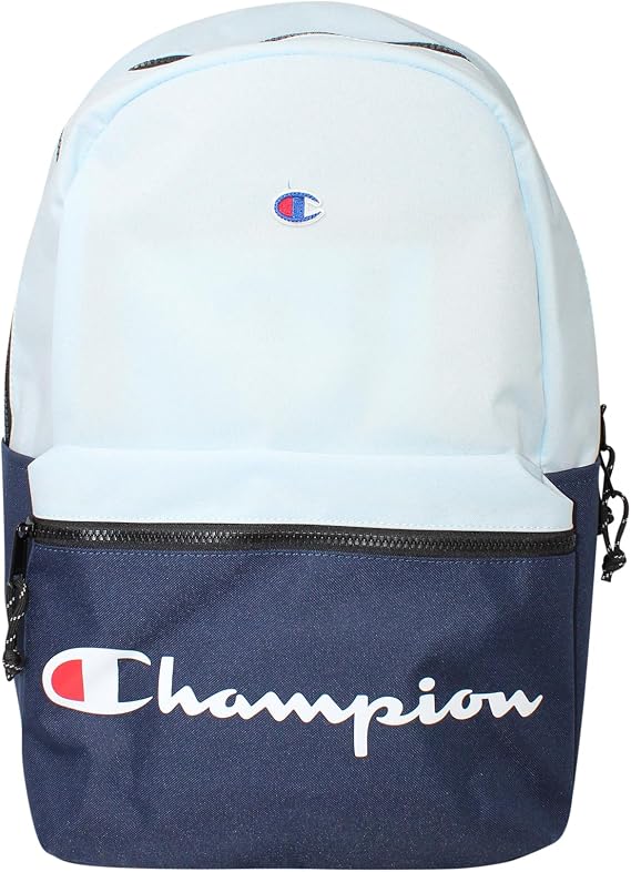 Champion Manuscript Backpack, One Size, Navy/Light Blue