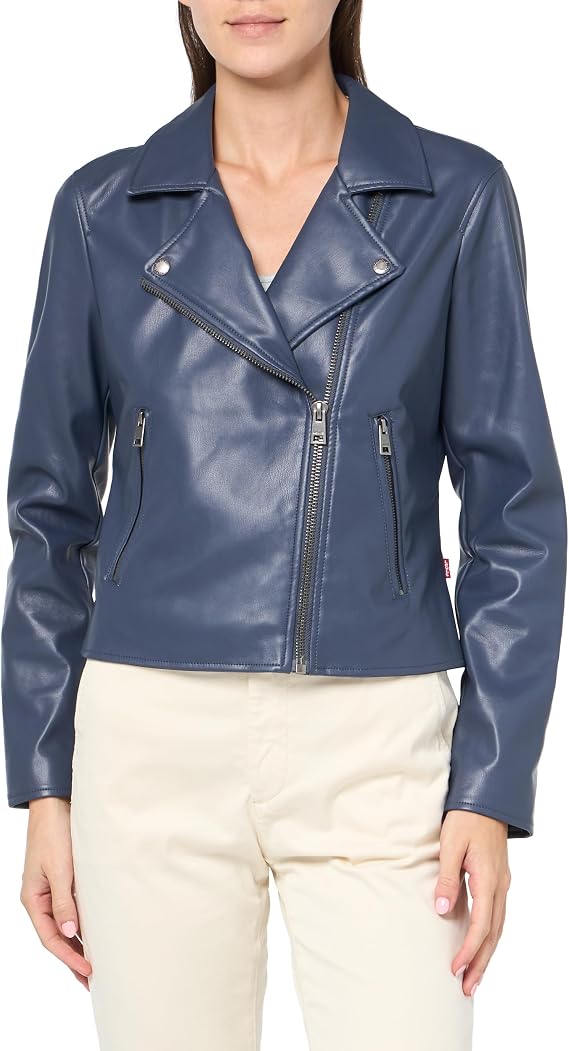 Levi's Women's Faux Leather Moto Jacket Coat