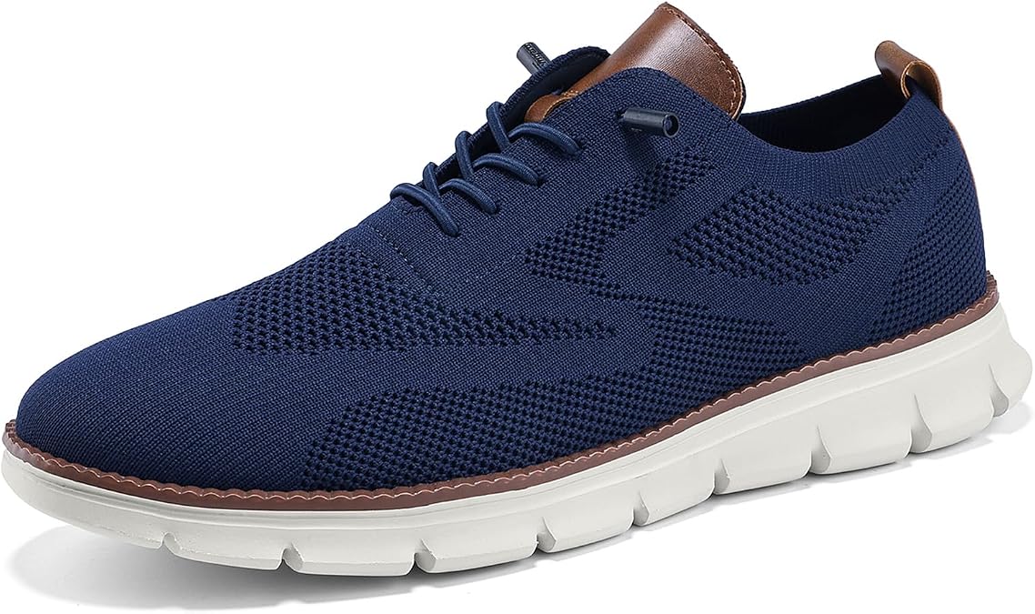 Breeze Shoes for Men Oxfords Lace-Up Lightweight Casual Walking Shoes Comfortable Dress Shoes for Men Mens wearbreeze Shoes Breeze Urban Shoes for Men Men's Mesh Dress Sneakers Business Shoes