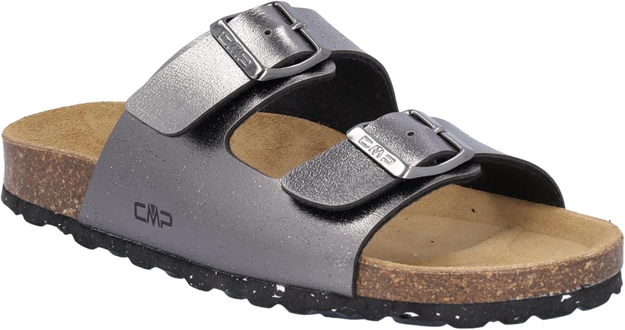 CMP ECO THALITA Womens Sustainable Sandals Lightweight, Adjustable Double Buckle with Shock-Absorbing Sole Casual Travel & Outdoor Footwear Made in Europe