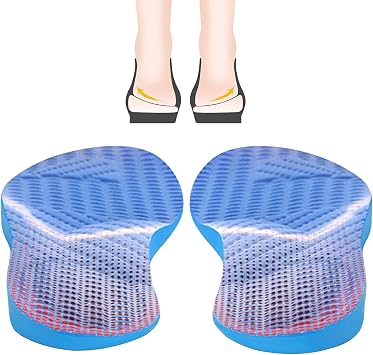 Supination Insoles for Correct Standing Posture,Medial & Lateral Heel Wedge Insoles,Orthotic Inserts for Men and Women for Knock-Knees,Foot Alignment,O/X Leg,Plantar Fasciitis