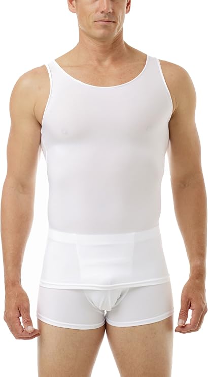 Underworks Mens Microfiber High Performance Compression Tank for Workouts, Sports Training and Shaping 473
