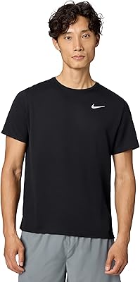 Nike Mens Miler Dri-FIT UV Short-Sleeve Running Top