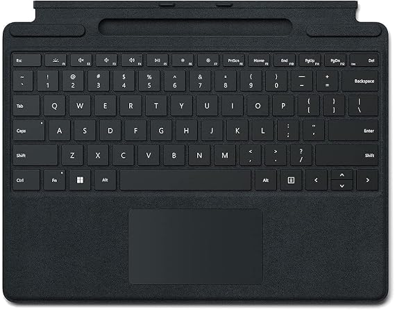 Microsoft Surface Pro 9, 8 or X - Signature Type cover - Black