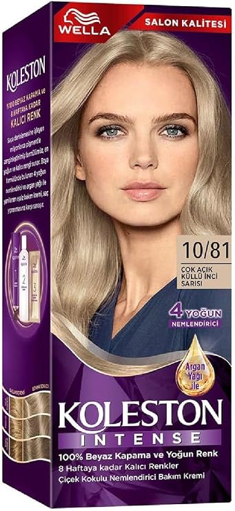 Koleston Intense 10-81 Çok Açık Küllü İnci Sarısı Saç Boyası