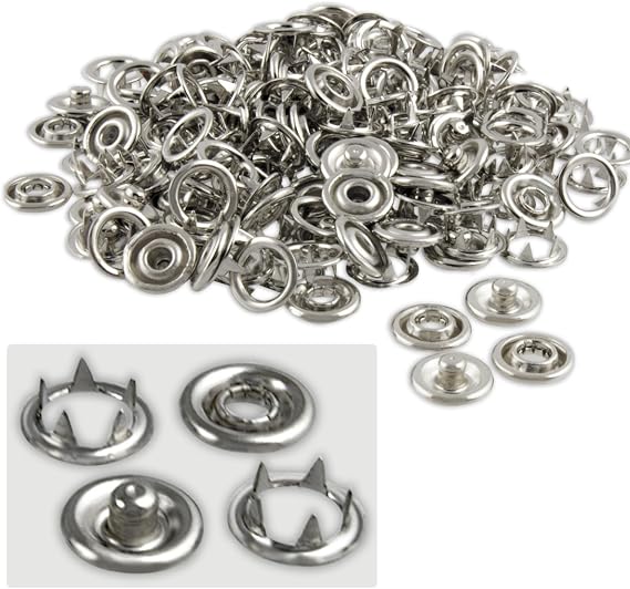 ProTool 100-Piece 3/16" Snap Fastener Refills-3/8 Outside Diameter