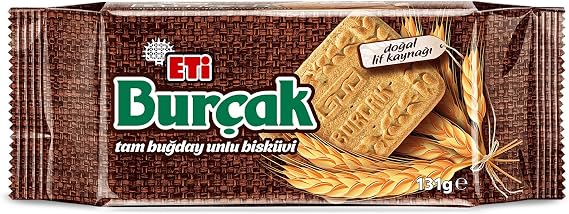 Eti Burçak Tam Buğday Unlu Bisküvi 131 g