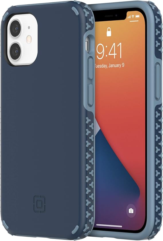 Incipio Grip Case Compatible with iPhone 12 Mini - Insignia Blue