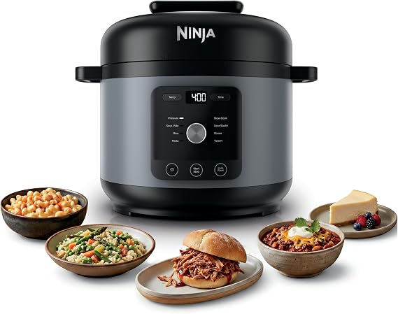 Ninja HyperHeatTM 9-in-1 Pressure Cooker, 6.5-qt, Stone Purple, PC201SP
