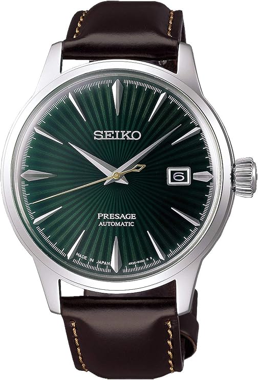 Seiko Analog SRPD37J1, Brown, Strip