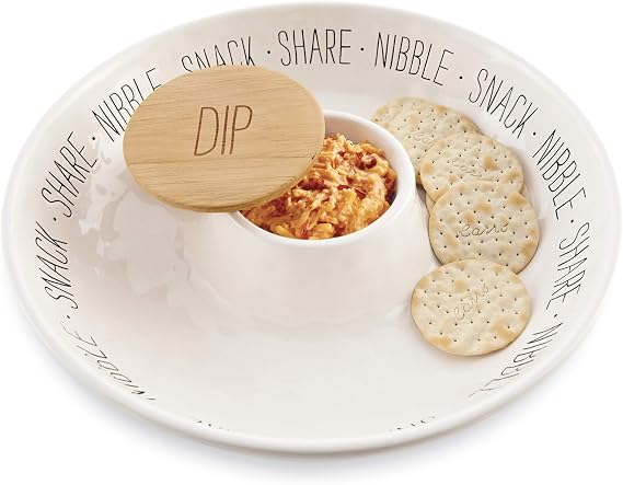 Mud Pie Circa Chip And Dip Bowl Set