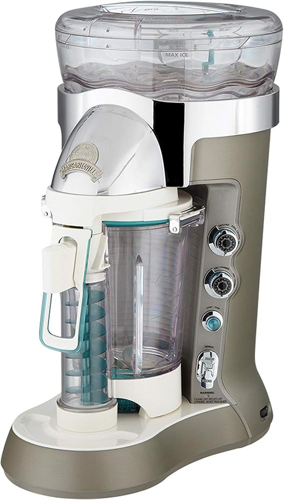 Margaritaville Bali Frozen Concoction Maker with Self-Dispensing Lever, Automated Drink Mixer for Smoothies, Margaritas, Daiquiris, and Colada, 60 oz.