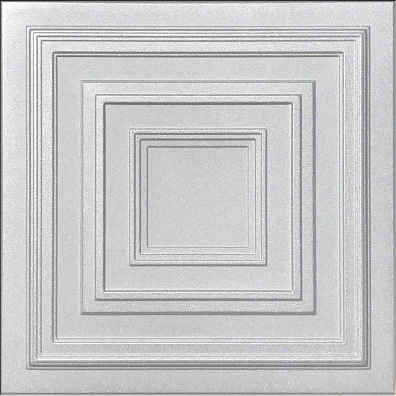 Antyx White (Foam) Ceiling Tile Easy Glue up DIY - Sold by Individual piece