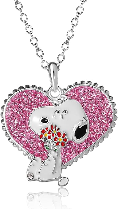 Peanuts Snoopy Necklace for Women Official License, 18"