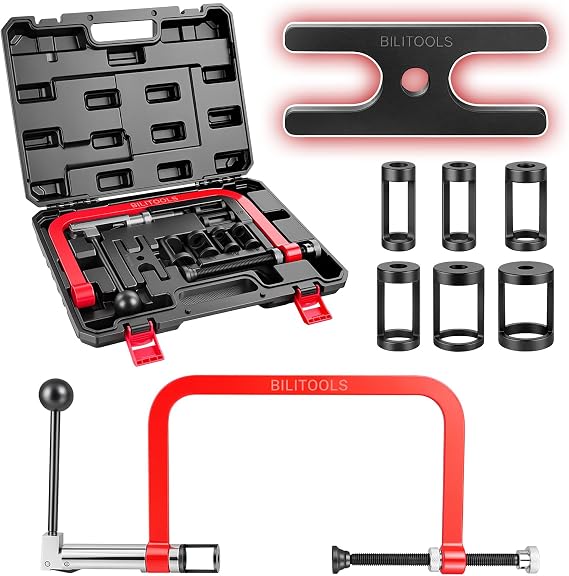 BILITOOLS Valve Spring Compressor Tools with LS Series Adapters, 8-Piece