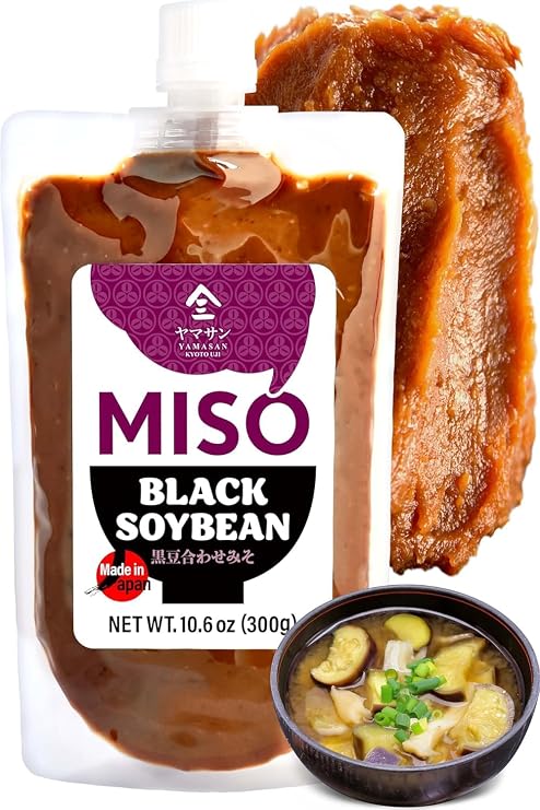 YAMASAN KYOTO UJI Awase Miso Paste Black Soybeans & Rice Koji 10.6oz