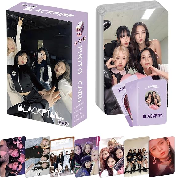 Blackpiink Photo Cards 55pcs BP Born Pink World Tour Album Cards Kpop Lomo