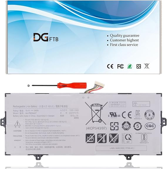 DGFTB AA-PBSN4AT New Laptop Battery Replacement for Samsung Galaxy Book Series NP750TDA NP755XDA NP750TDA-XD1US NP750TDA-XD2US 4ICP5/43/97 BA43-00391B 15.4V 54Wh
