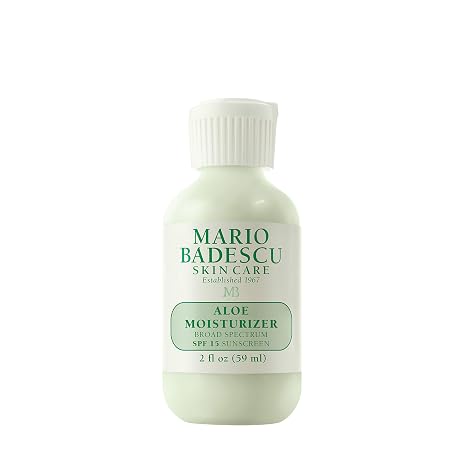 Mario Badescu Collagen Face Moisturizer for Women and Men with SPF 15 for Combination & Sensitive Skin, Daytime Moisturizer Face Cream with Collagen & Cottonseed Oil