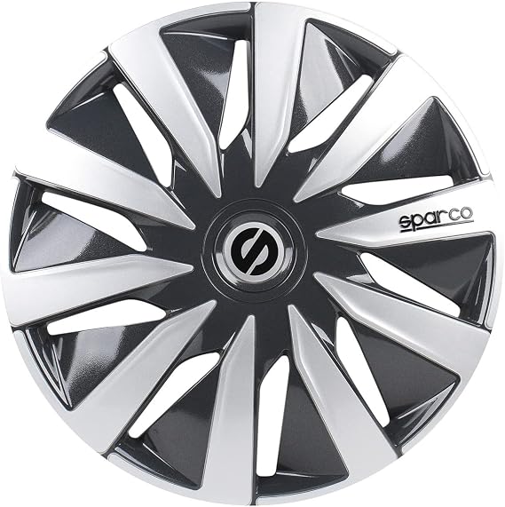 Sparco Wheel Covers Lazio - 13-inch - Grey/Silver - Set of 4 pieces