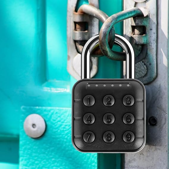 Keyless Combination Lock, 6 Digit Aluminum Alloy Gym Locker Lock