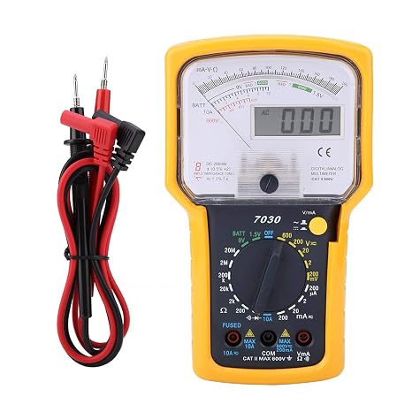 Analog Multimeter, KT7030, High Sensitivity Analog Multimeter, Digital Multimeter, Dual Display, Precision Multimeter