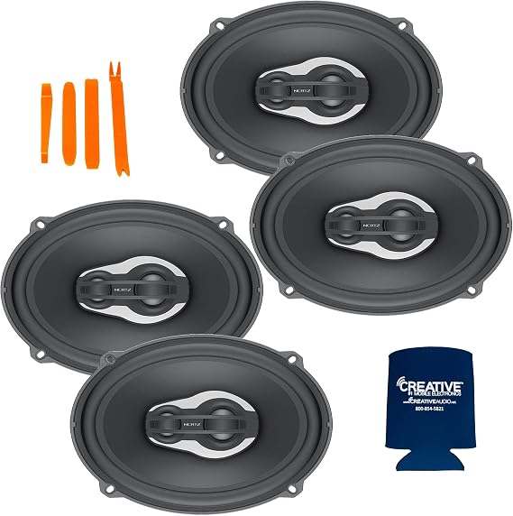 HERTZ MPX690.3 2 Pairs 6x9 in 3-Way Coaxial Speaker Bundle