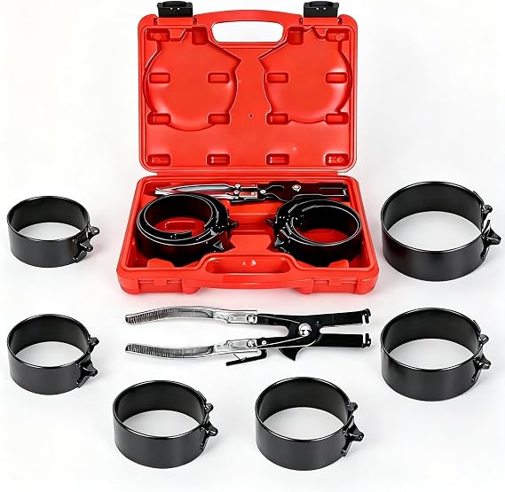Piston Ring Compressor Tool, 7PCS Thickened Piston Ring Tool