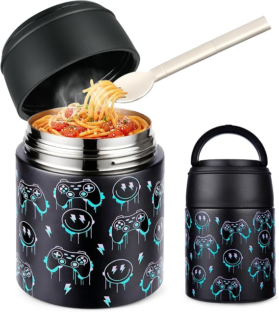 10oz Kids Soup Thermo - Leak-Proof Insulated Food Jar with Spoon
