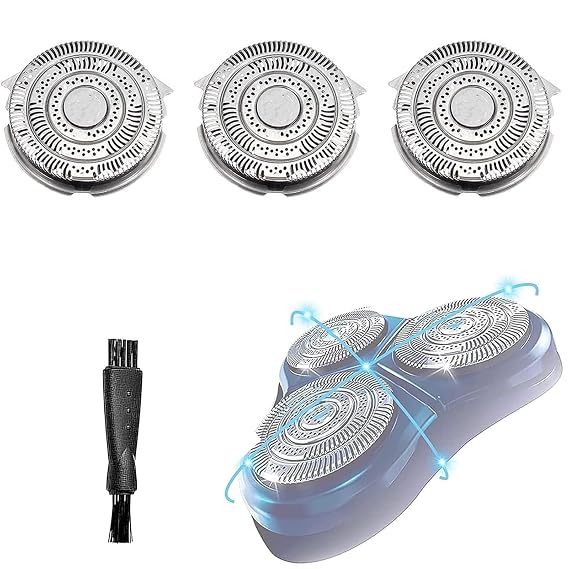 HQ9 Replacement Heads Blades Compatible with Phillips Shaver Heads Razor Series HQ9 Shaving Head Part Replace for HQ9070 HQ9080 HQ8240/8260 PT920 8140XL 8150XL 8160XL 8170XL
