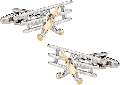 Cuff-Daddy Triplane Cufflinks with Presentation Box