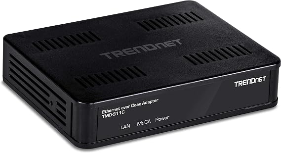 TRENDnet Ethernet Over Coax Adapter, TMO-311C