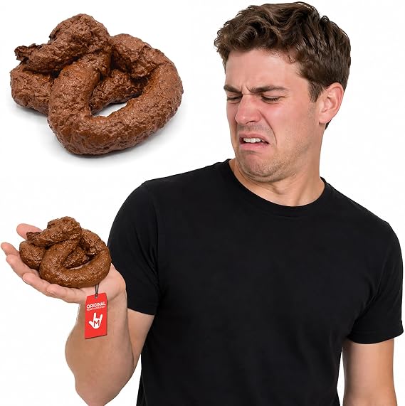 Nicky Bigs Novelties Fake Dog Poop Pile, Realistic Fake Poop Prank, April Fools Pranks Stuff, Funny Pranks For Adults