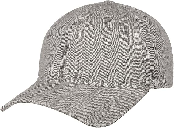 Borsalino Hiker Herringbone Cap Men - Made in Italy