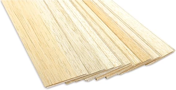 Balsa Wood 3/32 X 3 X 36in (10) - Quantity is Listed in Parenthesis in Title