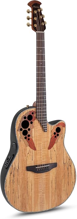 Ovation Celebrity Elite Plus CE44P-SM A/E Guitar - Natural Spalted Maple