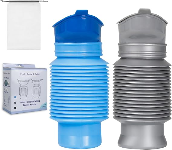 Pee Bottles for Men,Portable Urinal for Men,Collapsible Urine Bottle 750ML
