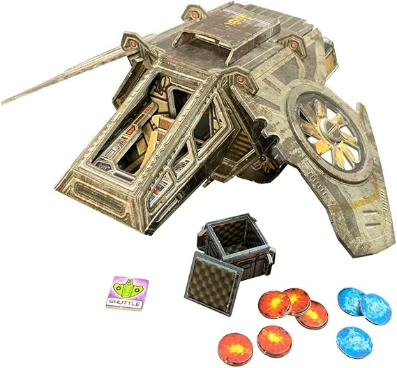 Battle Systems Core Space Get to the Shuttle Expansion Cooperative/Solo SciFi Dungeon Crawler Board Game