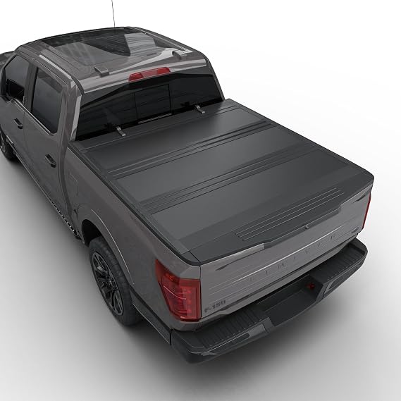 Tutel Low Profile Hard Shell Flip-Up Truck Bed Tonneau Cover|Fits 20062014 Ford F-150 5'5" Bed (66") - TTLTMLPFU013