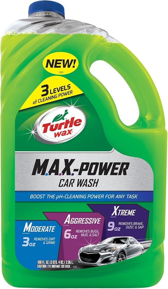Turtle Wax 50597 Max Power Car Wash - 100 oz.