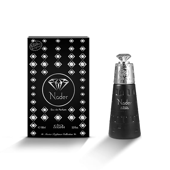 Nabeel Master Perfumer Collection - Nader for Unisex - Arabian Perfume for Women & Men - Fragrance with Orange, Pineapple, Lemon, Amberwood, Musk Scent - Arabic Cologne - Travel Size - 3.3oz EDP Spray