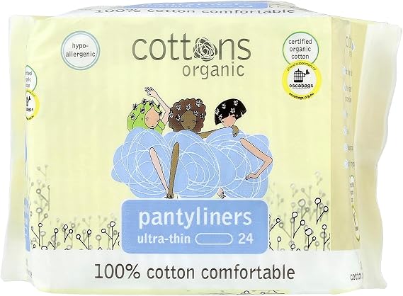 Cottons Pantyliners 100% Cotton Cover 24's