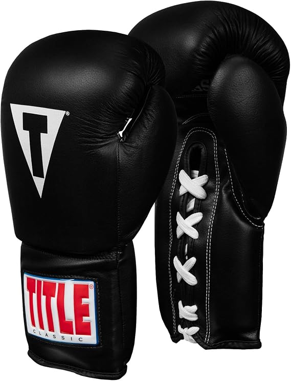 Title Classic Leather Lace Training Gloves 2.0 - Lace Up Boxing Glove, Boxing Competition Gloves, Boxing Sparring Gloves, Boxing Training Gloves, Boxing Bag Gloves, Boxing Gloves