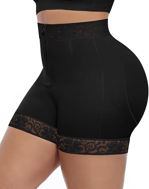 FeelinGirl Tummy Control Shapewear Butt Lifting Faja Shorts Body Shaper