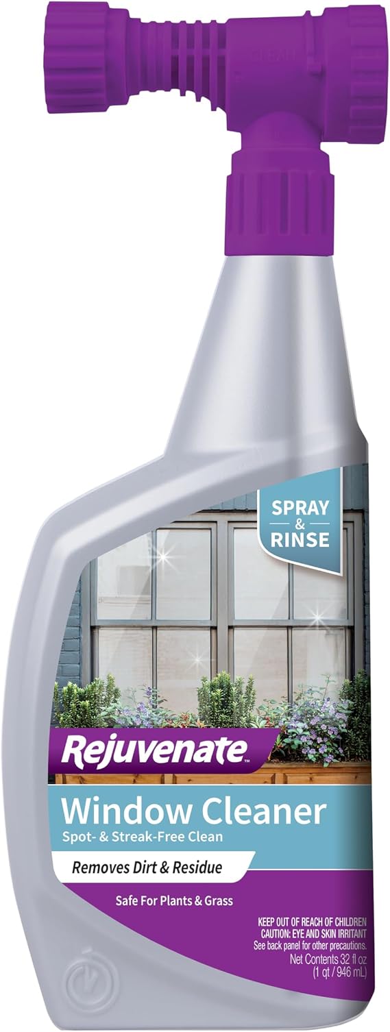 Rejuvenate Outdoor Window Cleaner with Hose-End Adapter 32 Oz
